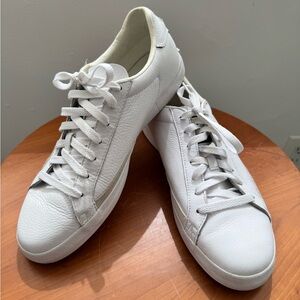 Puma Match, Men White Leather Sneakers, Size 10
